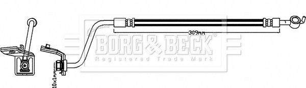 BORG & BECK Pidurivoolik BBH7996